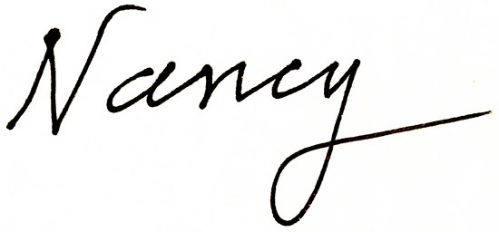 Nancy Nyheim signature